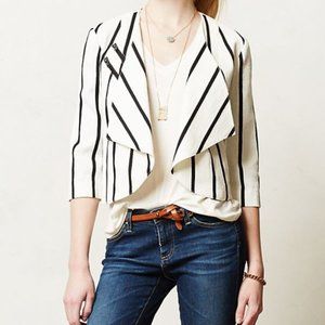 Anthropologie Cartonnier Nelly Draped Blazer